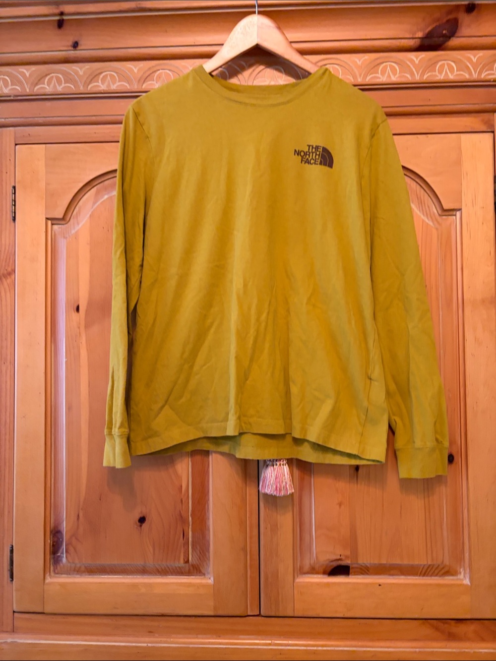 The North Face olive Long Sleeve Tee